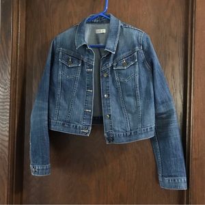 Old Navy Jean Crop Jacket size medium